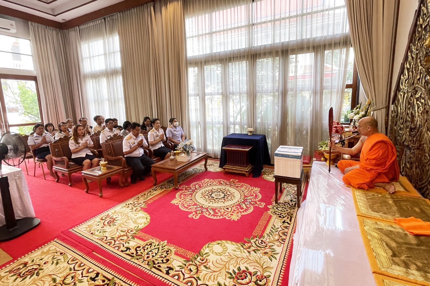 กิจกรรมถวายภัตตาหารเพลแด่พระภิกษุสงฆ์ ครั้งที่ 10 ประจำเดือนตุลาคม 2569