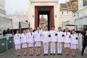 ร่วมเข้าเฝ้าฯ ในพระพิธีธรรมสวดพระอภิธรรมพระบรมศพ สมเด็จพระนางเจ้าสิริกิติ์ พระบรมราชินีนาถ พระบรมราชชนนีพันปีหลวง รอบที่ 3