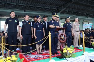 พิธีประกาศใช้มาตรการบริหารจัดการทรัพยากรสัตว์น้ำมีไข่ หรือวางไข่ เลี้ยงตัวอ่อน พื้นที่ทะเลอ่าวไทย ประจำปี 2569