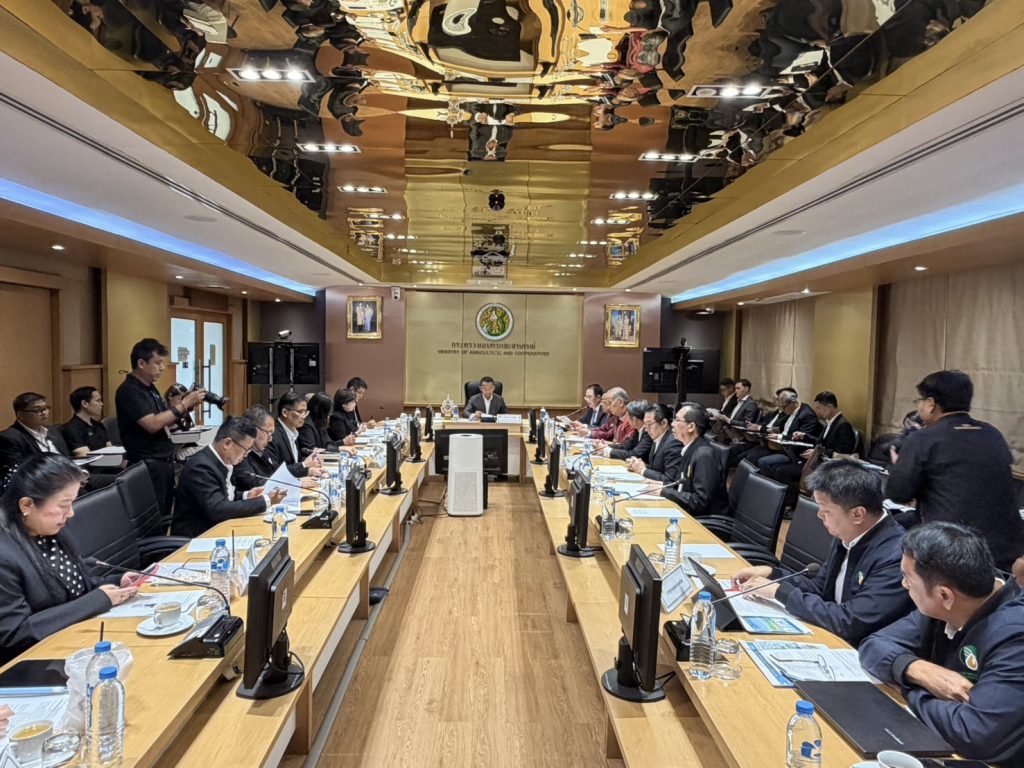 อสป. ร่วมประชุมคณะกรรมการขับเคลื่อนนโยบายสำคัญ รมว.เกษตรฯ เดินหน้ายกระดับภาคการเกษตรและประมง