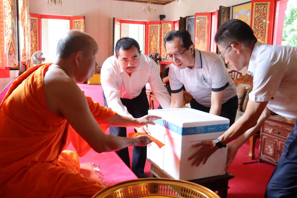 กิจกรรมถวายภัตตาหารเพลแด่พระภิกษุสงฆ์ ประจำเดือนกรกฎาคม 2569
