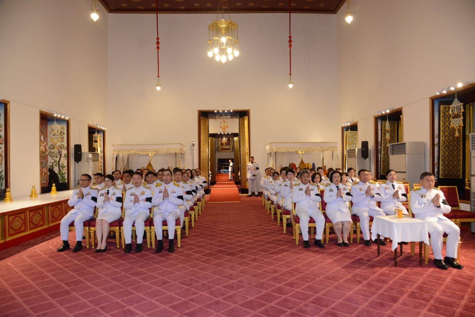 พิธีวางพวงมาลาถวายสักการะและร่วมเป็นเจ้าภาพบำเพ็ญกุศลพระพิธีธรรมสวดพระอภิธรรมพระศพสมเด็จพระเจ้าลูกเธอ เจ้าฟ้าพัชรกิติยาภา นเรนทิราเทพยวดี กรมหลวงราชสาริณีสิริพัชร มหาวัชรราชธิดา